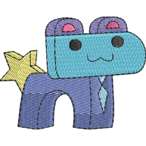 Starbutt Unikitty! Free Machine Embroidery Design