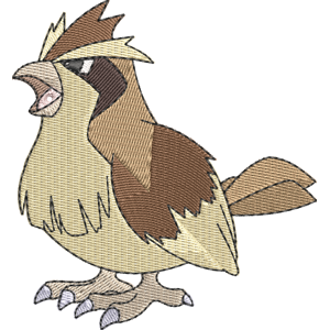 Pidgey Pokemon Free Coloring Page for Kids