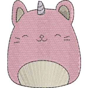 Cali the Caticorn Squishmallows Free Machine Embroidery Design