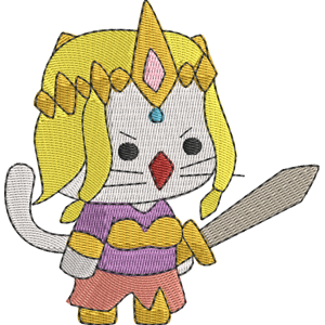 Hyrule StrikeForce Kitty Free Machine Embroidery Design