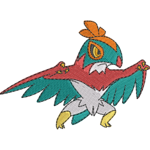 Hawlucha Pokemon Free Coloring Page for Kids