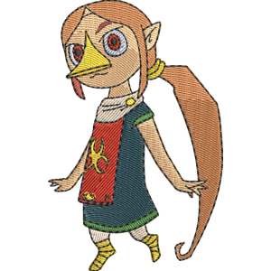 Medli The Legend of Zelda The Wind Waker Free Coloring Page for Kids