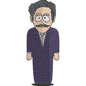 Geraldo Rivera South Park Free Machine Embroidery Design