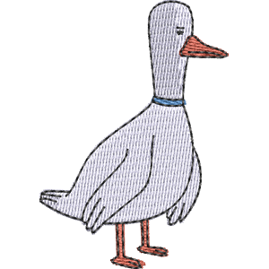 Mr. Goose Adventure Time Free Machine Embroidery Design