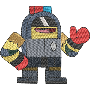 Action Police Unikitty! Free Machine Embroidery Design