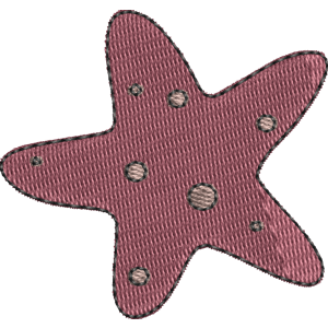 Starfish Pocoyo Free Machine Embroidery Design