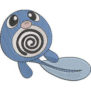Poliwag Pokemon Free Coloring Page for Kids