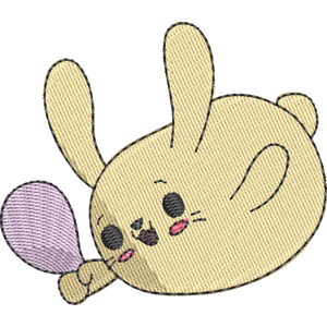 Ebby the Bunny Pikmi Pops Free Machine Embroidery Design