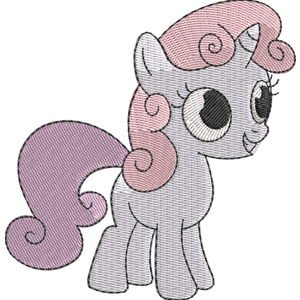 Sweetie Belle My Little Pony Friendship Is Magic Free Coloring Page for Kids