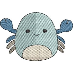 Xandra the Crab Squishmallows Free Machine Embroidery Design