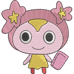 Hoshigirltchi Tamagotchi Free Coloring Page for Kids