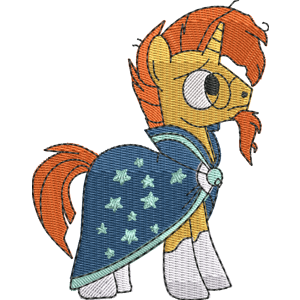 Sunburst My Little Pony Friendship Is Magic Free Coloring Page for Kids