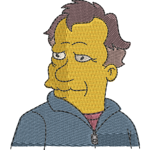 Carl Carlson, Sr. Simpsons Free Machine Embroidery Design