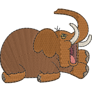 Mammoth Zig & Sharko Free Machine Embroidery Design