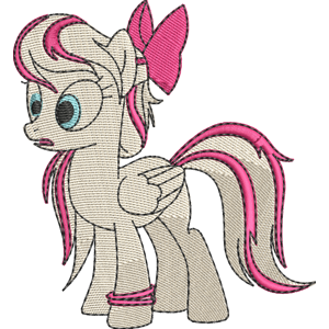 Angel Wings My Little Pony Friendship Is Magic Free Coloring Page for Kids