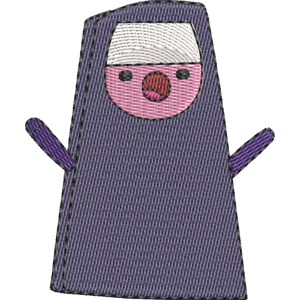 Nuns Unikitty! Free Machine Embroidery Design