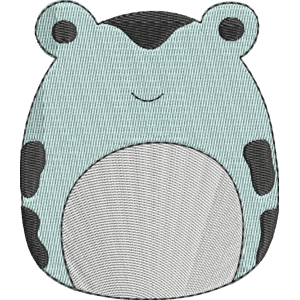 Dear the Dart Frog Squishmallows Free Machine Embroidery Design