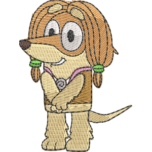 Indy Bluey Free Machine Embroidery Design