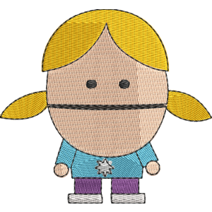 Charlotte_s Sister South Park Free Coloring Page for Kids