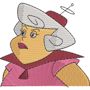 Jane's Mother The Jetsons Free Machine Embroidery Design