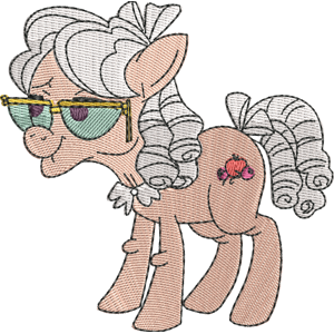 Apple Rose My Little Pony Friendship Is Magic Free Coloring Page for Kids