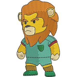 Senegal Lion Stumble Guys Free Machine Embroidery Design