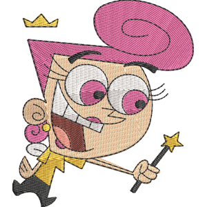 Wanda Fairly Odd Parents Free Machine Embroidery Design