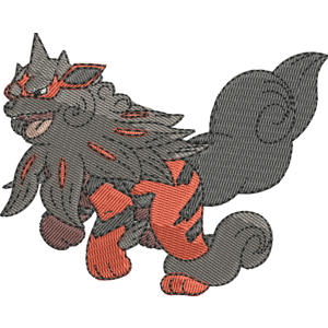 Hisuian Arcanine Pokemon Free Coloring Page for Kids