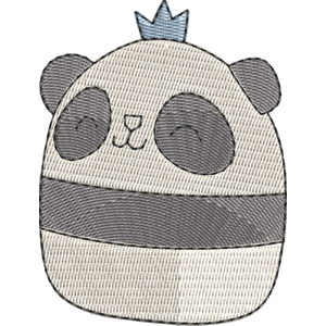 Bonnie the Princess Panda Squishmallows Free Machine Embroidery Design