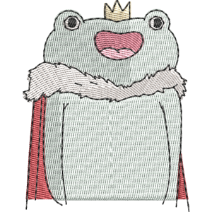 Frog King Summer Camp Island Free Coloring Page for Kids