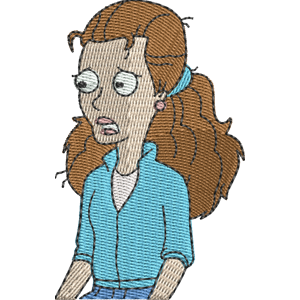 Julie American Dad! Free Machine Embroidery Design