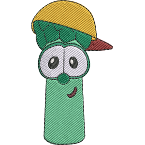Junior Asparagus VeggieTales in the City Free Coloring Page for Kids