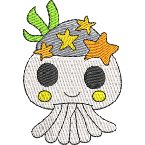 Jellytchi Tamagotchi Free Coloring Page for Kids
