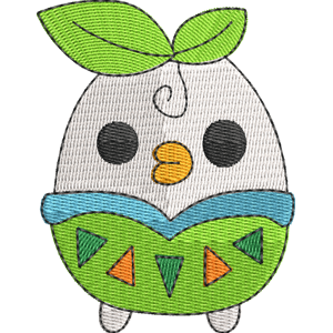 Tamaleaftchi Tamagotchi Free Machine Embroidery Design