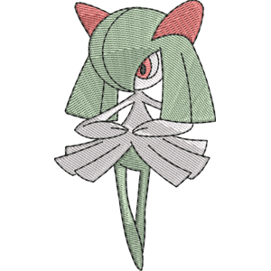 Kirlia Pokemon Free Coloring Page for Kids
