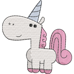 Pinky Dot Uni-Horn Wow! Wow! Wubbzy! Free Machine Embroidery Design