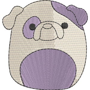 Danielle the Bulldog Squishmallows Free Machine Embroidery Design