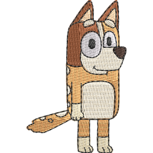 Chilli Heeler Bluey Free Coloring Page for Kids