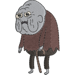 Old Man Henchman Adventure Time Free Machine Embroidery Design