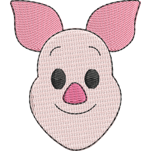 Piglet Disney Emoji Blitz Free Machine Embroidery Design