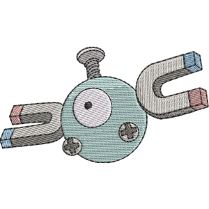 Magnemite Pokemon Free Coloring Page for Kids