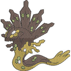 Zygarde Pokemon Free Coloring Page for Kids