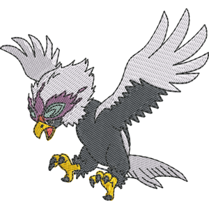 Hisuian Braviary Pokemon Free Coloring Page for Kids