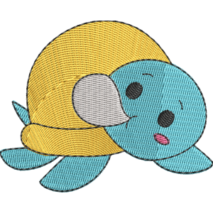 Smoosh the Sea Turtle Pikmi Pops Free Machine Embroidery Design