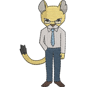 Hyodo Aggretsuko Free Machine Embroidery Design