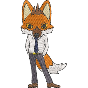 Ookami Aggretsuko Free Machine Embroidery Design