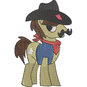 Sheriff Silverstar My Little Pony Friendship Is Magic Free Coloring Page for Kids