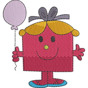 Little Miss Birthday Mr Men Free Coloring Page for Kids