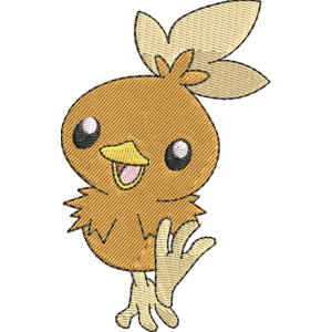 Torchic Pokemon Free Coloring Page for Kids