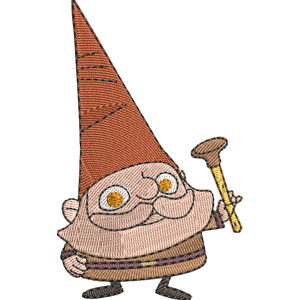 Zamfeer Gnome Alone Free Coloring Page for Kids